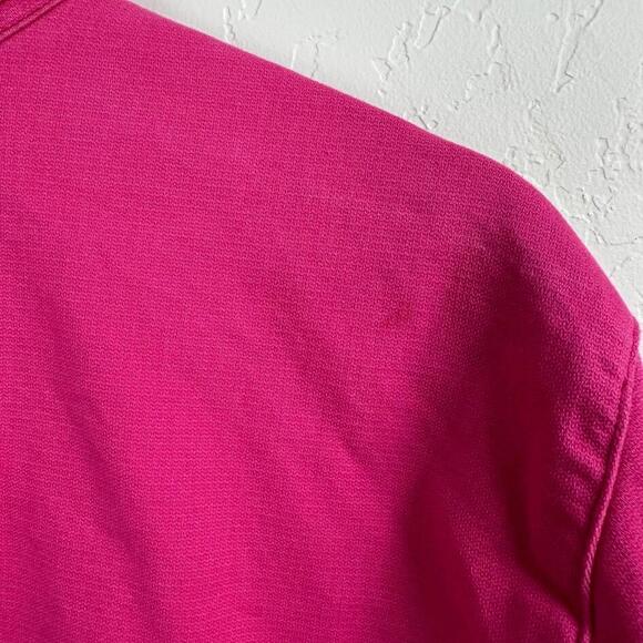 i.e. relaxed Womans 3XL Jacket Pink Button Down Zip 80s 90s vibe - Picture 6 of 9